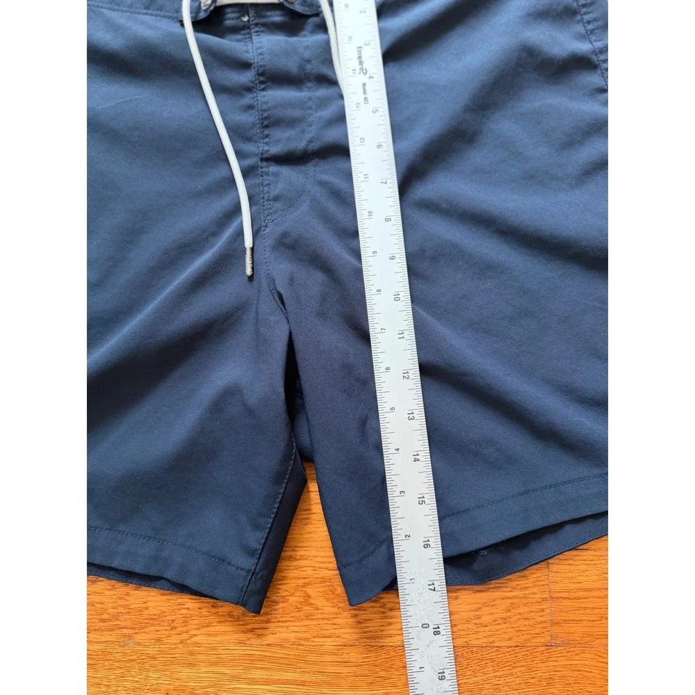 Abercrombie & Fitch Mens Navy Blue‎ Stretch Board Shorts Swim Trunks Size 32